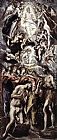 El Greco Famous Paintings - Baptism of Christ